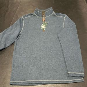 G.H. Bass men’s 1/4 zip pullover NWT